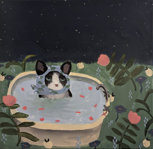 Bean in a Bath - Print