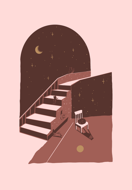 Cats in Paradise - Print