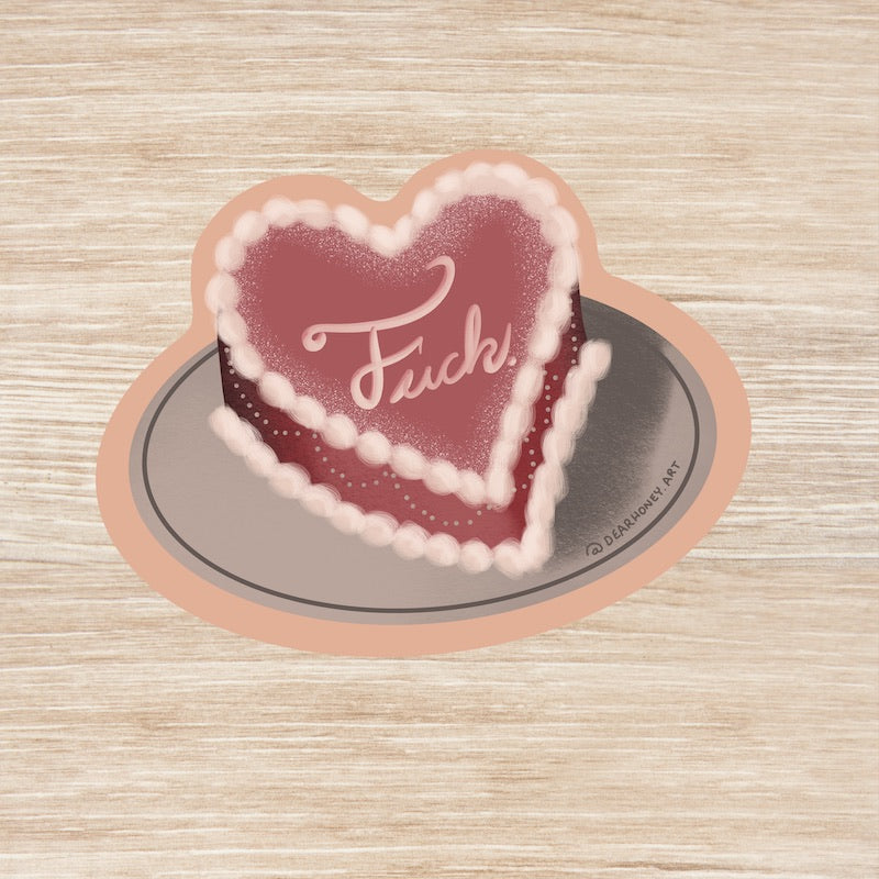 Fudge Cake - Sticker