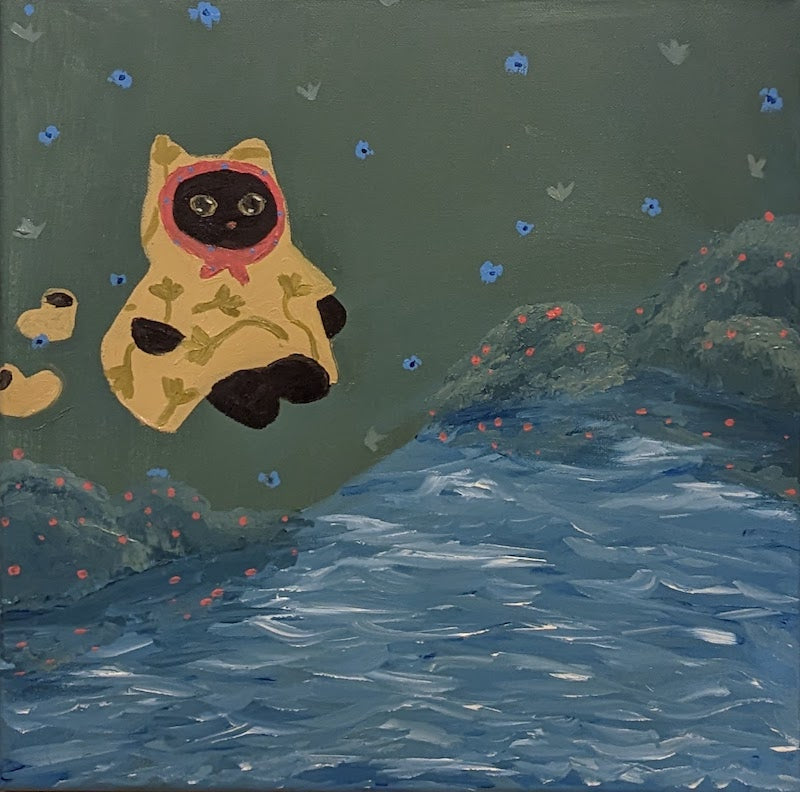 Jet By The Pond - Print