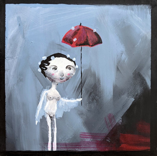 Lady in the Rain - Print