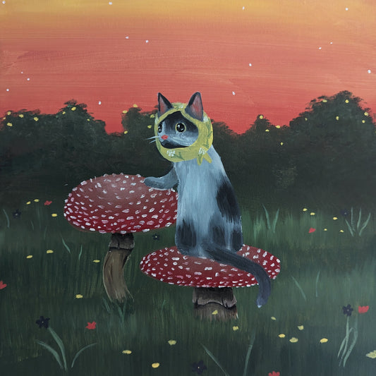 Moo On A Shroom - Print