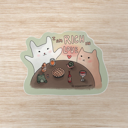 Rich in Love - Sticker