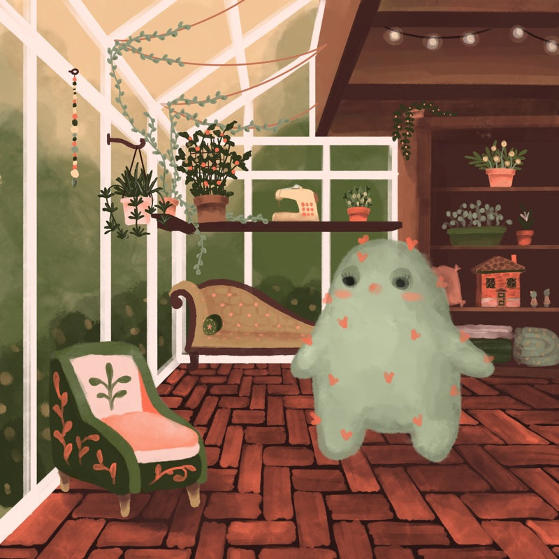 Barb, the Sunroom Home-A-Lot - Print