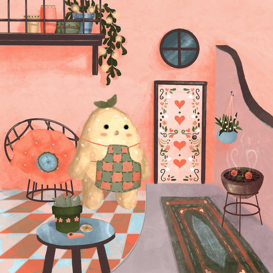 Barry, the Patio Home-A-Lot - Print