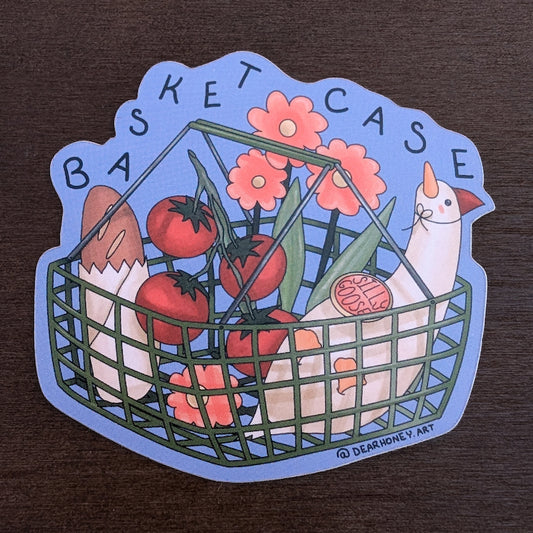 Basket Case - sticker