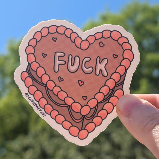 Fudge Cake - Sticker