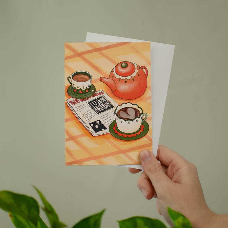 The Best News - birthday card