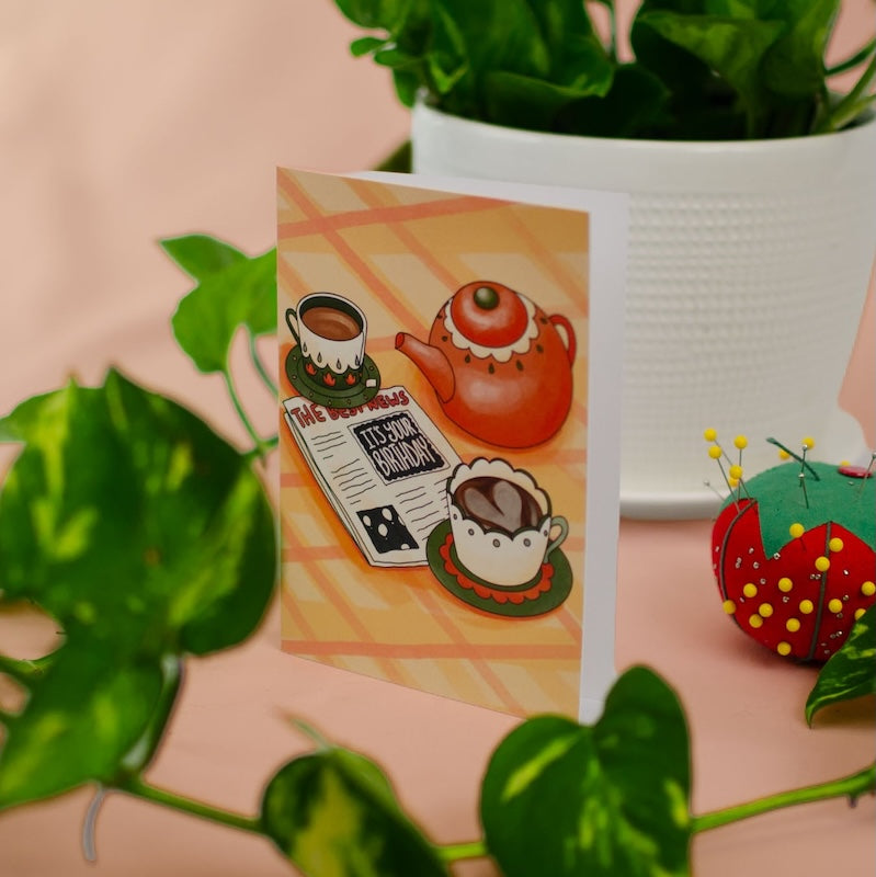 The Best News - birthday card