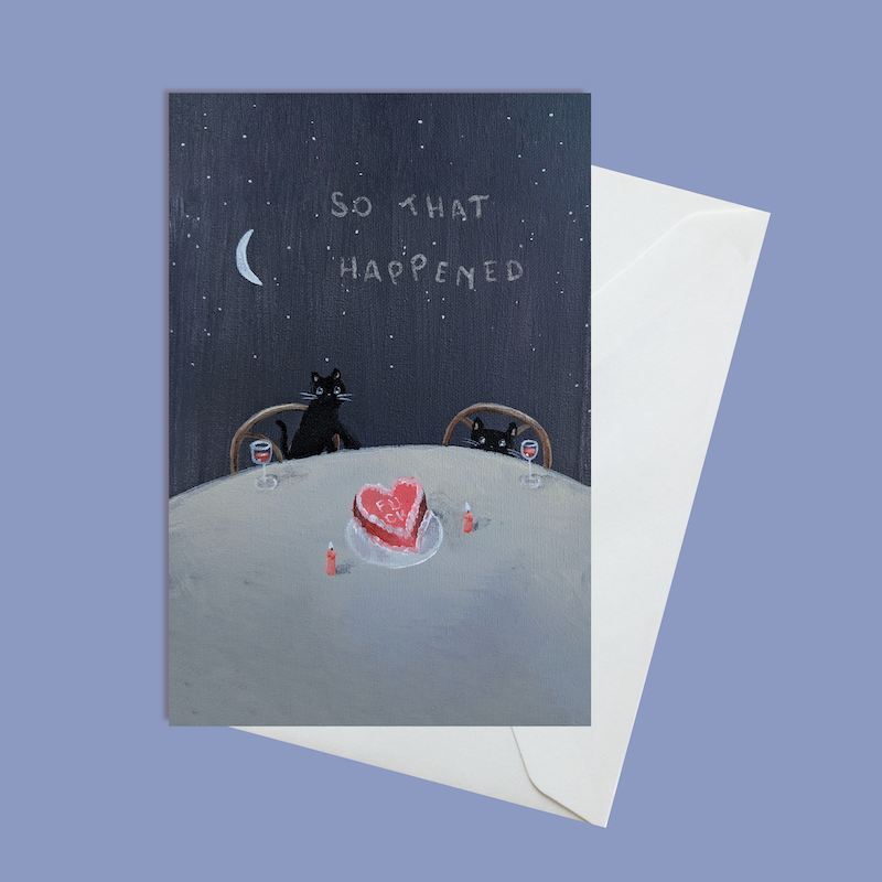 So That Happened - sympathy card