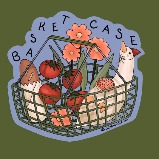 Basket Case - sticker
