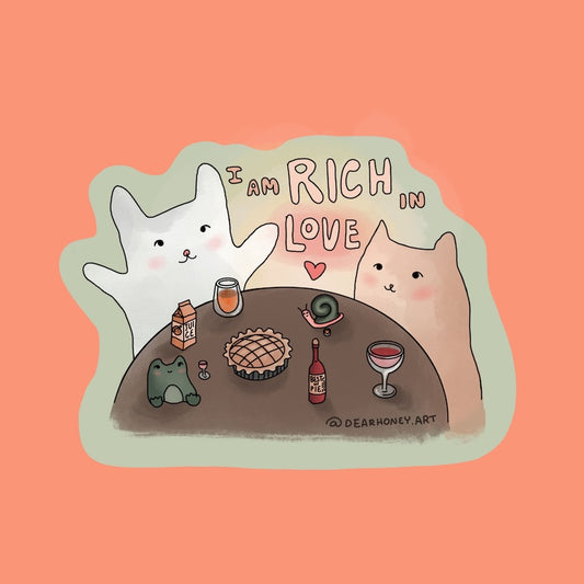 Rich in Love - Sticker
