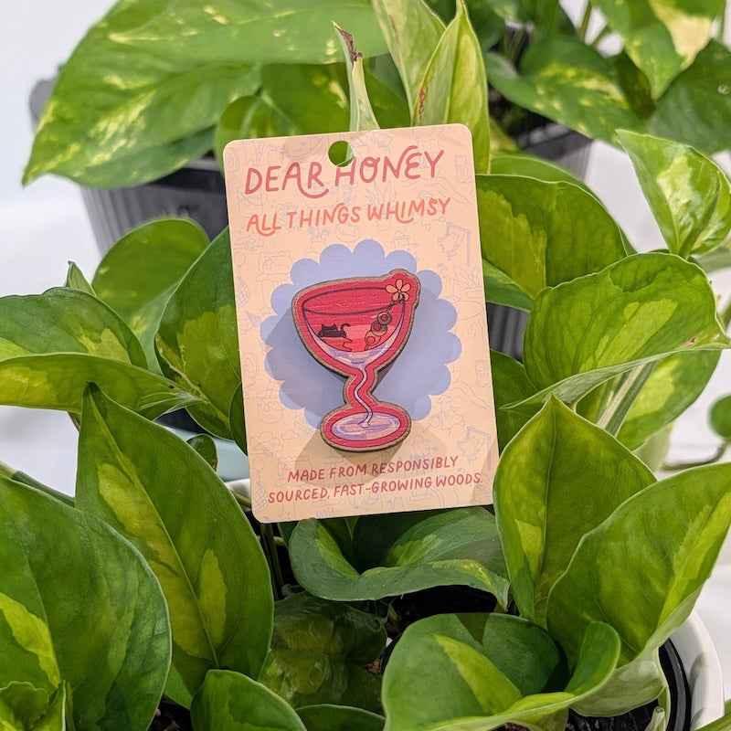Meowtini - 1.5" Pin