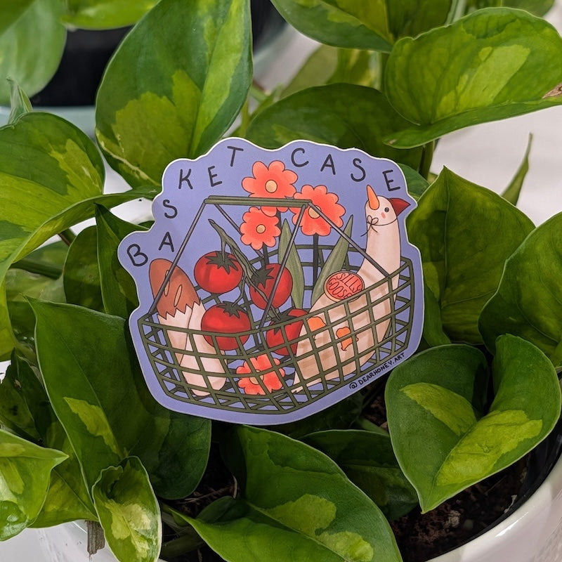 Basket Case - sticker