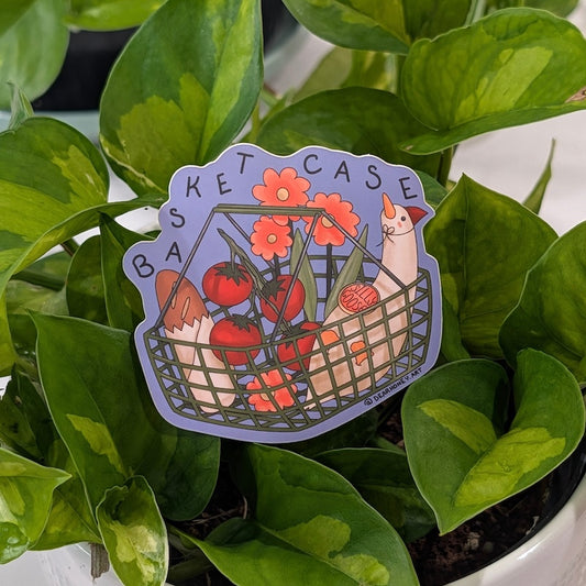 Basket Case - sticker