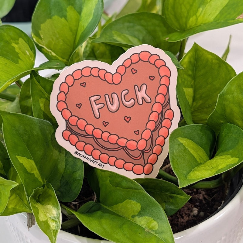 Fudge Cake - Sticker