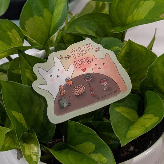 Rich in Love - Sticker