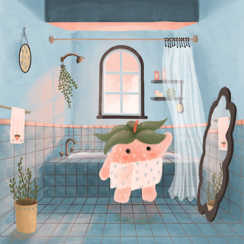 Tundi, the Bathroom Home-A-Lot - Print