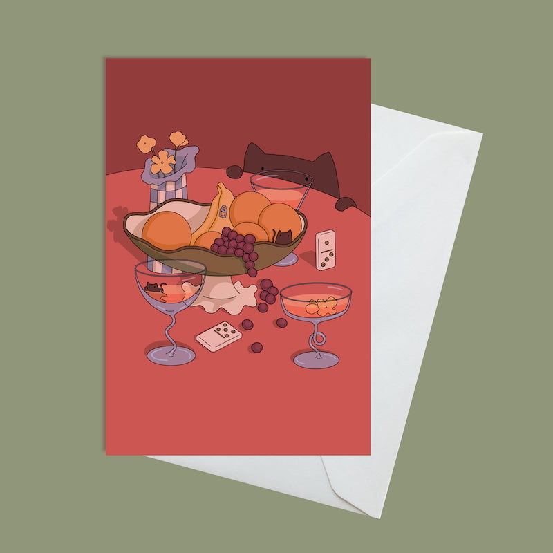 Cocktail Hour - greeting card