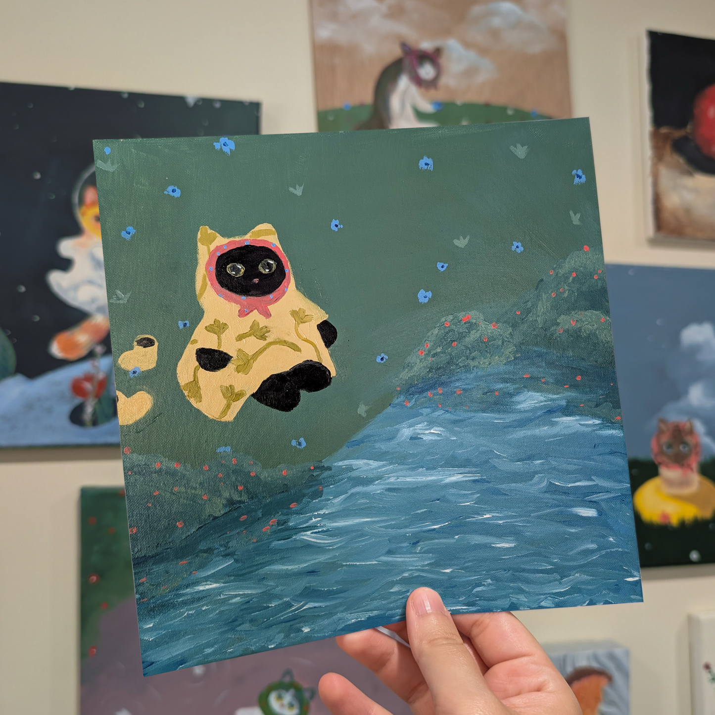 Jet By The Pond - Print