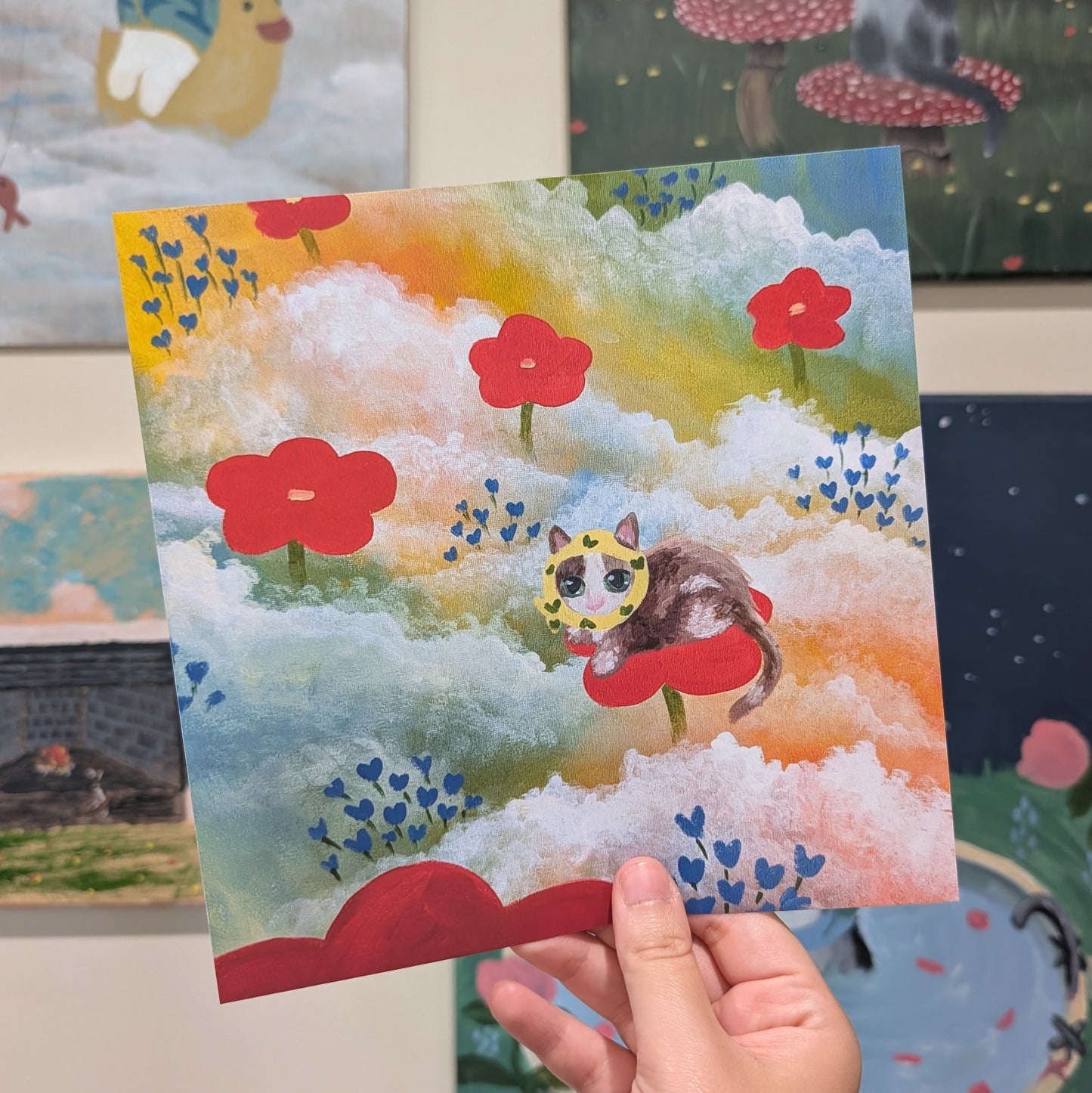 Zoe in the Clouds - Print