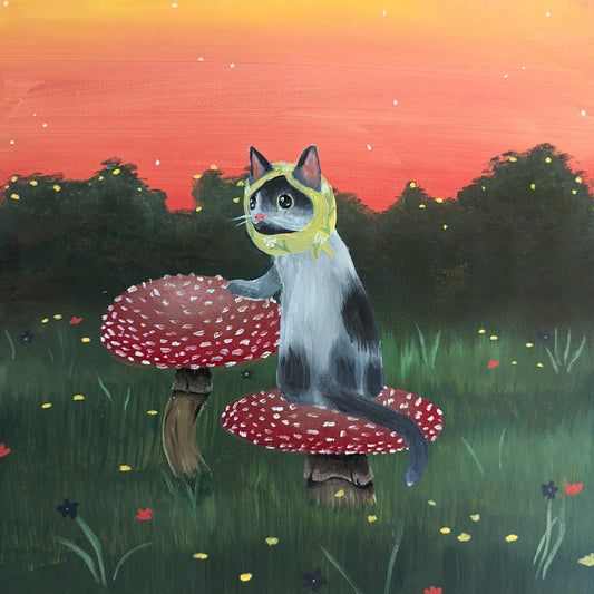 Moo On A Shroom - Print